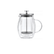 Infuzor din sticla, pentru cafea, ceai si lapte, 600ml, Klausberg