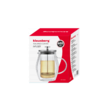 Infuzor din sticla, pentru cafea, ceai si lapte, 600ml, Klausberg