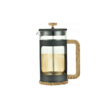 Infuzor din sticla, cu imitatie din lemn, pentru cafea si ceai, 1L, Klausberg