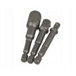 Set 3 adaptoare pentru filetanta 1/2, 1/4, 3/8, Silver