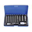 Set biti hexagonali 1/4", 1/2", pentru suruburi uzate, 12 piese, Asta