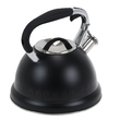 Fierbător tradițional cu fluier fabricat din inox, ceainic 2.7 litri, 22-22.5 cm, negru, Klausberg