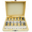 Set 12 Freze Profesionale pentru Freza Oberfreza Prindere 8mm Verke