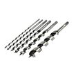 Set burghie pentru lemn, 230 mm, 6 piese, 6/8/10/12/16/25, Silver