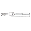 Antrenor cu clichet 1/4", 72T, Asta