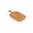 Tocator din bambus, universal, pentru tocat, 33 x 18,5 x 1,5 cm, Kinghoff