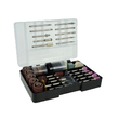 Mini polizor, biax portabil cu accesorii 126 piese, 200 W Black 