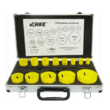 Set carote bimetal 17 piese, geanta, 19-76mm Verke
