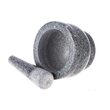 Mojar cu pistil din granit, 14x10 cm negru, Kinghoff