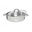 Oala din inox cu capac din sticla, 24cm,Fund termic multistrat, 3.5l Klausberg