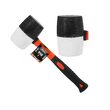 Ciocan din cauciuc cu maner din fibra de sticla, cap rotund 910 g, Verke