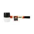 Ciocan din cauciuc cu maner din lemn, cap rotund 910 g, Verke