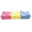 Set 24 lavete din microfibra profesionale, 3 culori, 40x30 cm, Satra