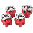 Trusa filetat tevi  1/2", 3/4", 1", 1-1/4", 4 piese, Verke