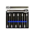 Trusa torx, biti, lungi 140 mm, 10 piese, 3/8" T10-T55, Satra