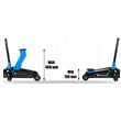 Cric hidraulic tip crocodil, 3 t cu roti, inaltime de ridicare 150 - 460 mm, BAUG