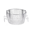 Oala din inox cu sita-cos pentru prajit, cu capac sticla, 24 cm 5.5l itri Kinghoff