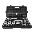 Trusa chei tubulare mari 26 piese 3/4 " 21- 50 mm, 1" 55-60-65 mm Verke