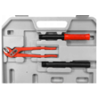 Trusa pentru filetat tevi 10 piese, 1/4 ", 3/8", 1/2 ", 3/4", 1 ", 1-1 / 4" Verke