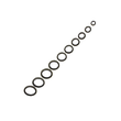 Set saibe pentru etansare, metal-cauciuc, M6- M24, 150 bucati, Asta