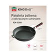 Tigaie din fonta, neagra, 30 cm, KingHoff