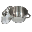 Oala cu capac din inox, capacitate 1.5 litri 16 cm, Kinghoff