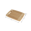 Tocator din bambus, univeral, lemn, 27 x 19 x 1,8 cm, Kinghoff
