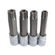 Set 4 chei biti torx TX70, TX80, TX90, TX100, 1/2", 100 mm, Asta