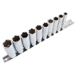 Set 10 chei tubulare 3/8" 8-19 mm, lungi, Asta