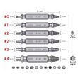 TRUSA EXTRACTOARE SURUBURI 6PCS, Silver, S10707