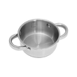 Oala cu capac din inox, capacitate 0.5 litri, 12 cm, Kinghoff