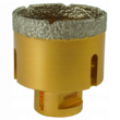 Carota diamantata pentru placi ceramice, marmura, piatra naturala, gresie, beton 55 mm Verke