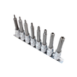 Set 8 chei Torx, L 100 mm, 1/2", cu gaura, Asta