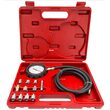 Set tester manometru presiune ulei 0 - 35 Bari, 12 piese, Verke