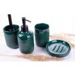 Sapuniera din ceramica, Verde, design modern, Sepio