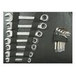 Trusa scule, chei, 90 piese, cutie aluminiu, Notig
