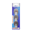 Set 3 agatatori cuier autoadezive, ovale, inox Sepio
