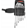 Set de 7 chei combinate, cu clichet, balama, 8-19mm, Verke