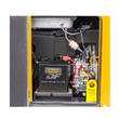 Generator de curent pe motorina 8.5 kW, pornire la cheie, 2 in 1 monofazic si trifazic, motor in 4 timpi 15CP, stabilizator de tensiune AVR, Powermat

