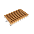 Tocator din bambus, pentru paine, cu tava, 37 x 23,5 x 3 cm, Kinghoff