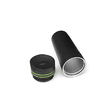 Termos, inox, capacitate 380ml, negru cu linii verzi, Klausberg
