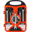 Set chei inelare articulate cu clichet 7 piese 8-19mm Verke