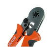 Cleste pentru sertizare, sertizeaza cabluri de: 0.25-10 mm2 Black