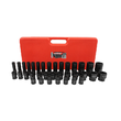 Set chei tubulare de impact lungi, 1/2" 8 - 32 mm, 35 piese, Verke