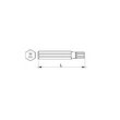 Cheie bit 10-75 mm, torx T40, Asta