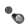 Termos, inox, capacitate 380ml, negru cu linii portocalii, Klausberg