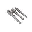 Set 3 adaptoare cu tija hexagonala 1/4", 3/8", 1/2", Satra