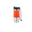 Cana termica din inox, capacitate 380ml, portocaliu, Kinghoff