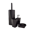 Dozator sapun lichid, model diamant, negru, Sepio