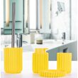  Dozator manual de sapun lichid, Galben, 100ml, Sepio
